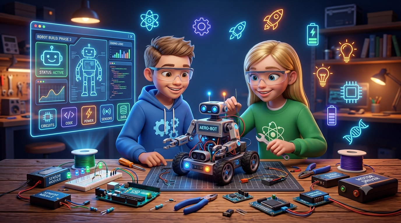 Deca prave robota - STEAM INVENT radionica